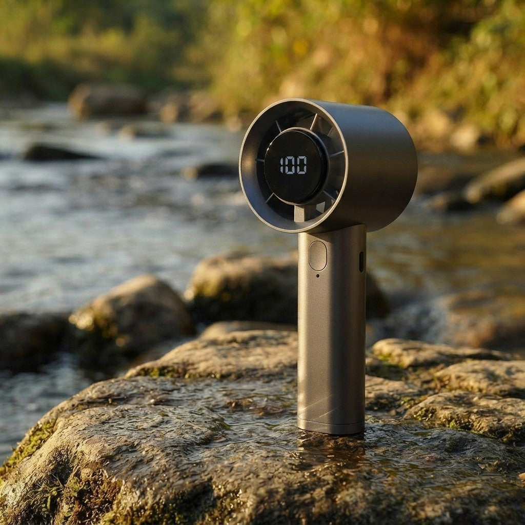 Portable Mini Handheld Fan with Cooling Technology