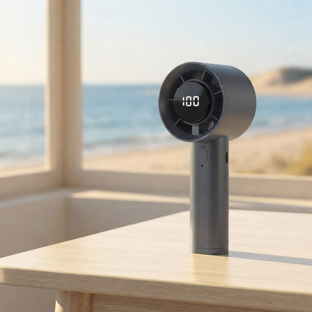 Chilled Refrigerated Handheld Mini Fan For Cool Portable Relief