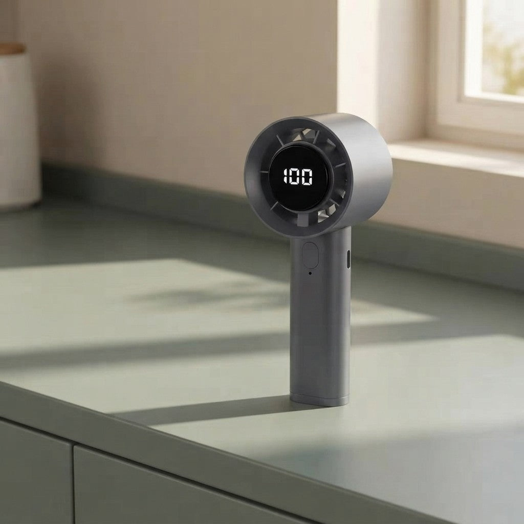 Portable Mini Handheld Fan with Semiconductor Refrigeration